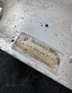 Mercedes c205 e207 e 212 końcówka wydechu chrom 5