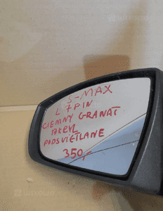 Lusterko lewe 7 pin ford s-max podświetlane ciemny granat akryl 2