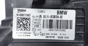 Bmw 3 iii gt F34 13- lci full led lampa prawy przód prawa przednia 8738724 9