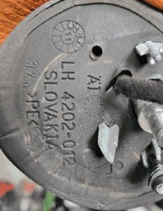 LUSTERKO lewe kierowcy składane 8 pin Ford Fiesta Mk7 VII 09- czarne D9 EU 6