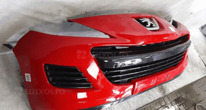 Zderzak przód przedni do peugeot 207 lift fl kkn czerwony 4