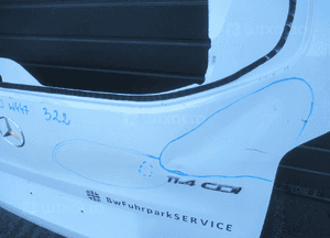 Klapa bagażnika tylna tył mercedes vito W447 2014- 18