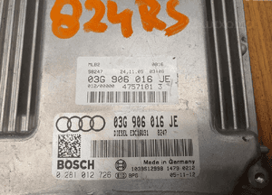 Komputer 03G906016JE 0281012726 Moduł Sterownik Silnika Silnik 2.0 TDI Diesel Audi A4 B7 VW 2