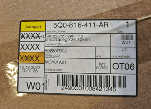 Volkswagen chłodnica klimatyzacji AW45Q0816411AL 4