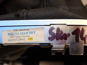 Gałka mieszek vw golf v plus 05R 5M0711113R / golf vii  5G2711113B 8