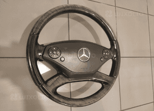Mercedes s-klasa W221 W216 lift kierownica multi łopatki skóra drewno ideał 2