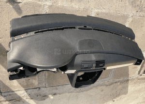 Mercedes R 251 konsola deska kokpit oryginał czarna antracyt kratka dekor panel poduszka air bag 4