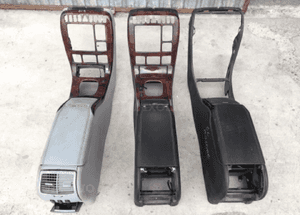 mercedes cl 215 podłokietnik dekor  drewno panel czarny szary 1