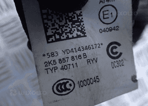 Pas bezpieczeństwa prawy tył vw caddy maxi 2K5857816B radom 2
