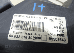 lampa LEWA przód PEUGEOT 208 europa 89905649 8