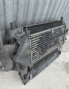 MERCEDES ML 163 /  270 cdi   chłodnica wody klimatyzacji intercooler wentylator 2