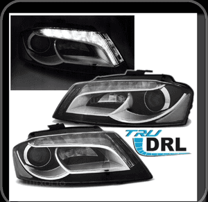 LAMPY Reflektory DO AUDI A3 8P OD 2008 DO 2012 Roku DO JAZDY  DZIENNEJ DEPO 3