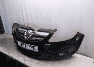 Zderzak przód przedni opel corsa d Z20R czarny halogeny 2