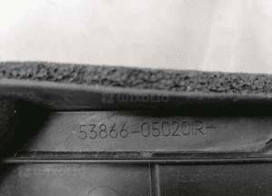 Wygłuszenie osłona błotnika lewa prawa Toyota Avensis T25 53867-050020 6