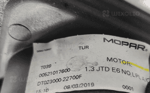 Wentylator chłodnicy obudowa fiat doblo ii 1.3 m-jet euro 6 00521017600 17- 11