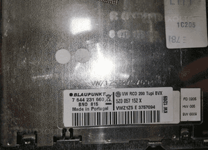 Radio RCD200 Volkswagen 5Z0057152X 4
