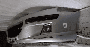 Zderzak przód przedni do peugeot 407 ezrc srebrny halogeny 3