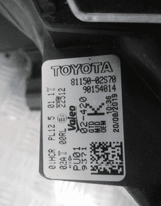 Lampa przednia przód lewa toyota corolla xii full led 2018- 20