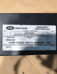 Zmieniarka CD AMR3053 Range Rover Classic 2