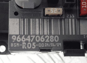 KOMPUTER MODUŁ BSM PEUGEOT CITROEN 9664706280 3