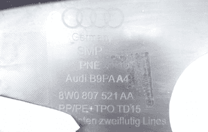 Dokładka dyfuzor zderzaka tył audi A4 B9 lift 19- 7