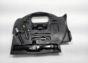 LEWAREK PODNOŚNIK KOŁA ZAPASOWEGO ZESTAW NAPRAWCZY MERCEDES GLE I W166 166 2