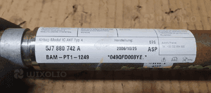 Kurtyna Airbag poduszka prawa Skoda Roomster 5J7880742A 5