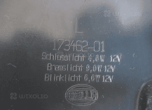 Lampa tylna tył lewa bmw 5 F10 sedan 173462-01 2010-2013 12