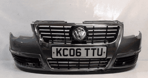 Zderzak przód przedni do volkswagen vw passat B6 LA7T szary 1