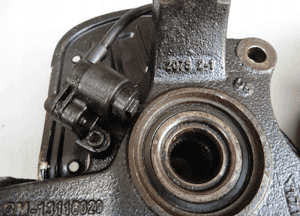 ZWROTNICA PIASTA LEWY PRZÓD OPEL MERIVA A ABS PIASTA 5 ŚRUB 1,7 DTI 8