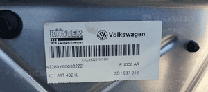 Mechanizm podnośnik szyby prawy przód VW Phaeton 6