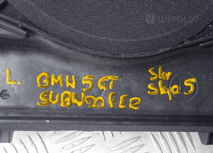 Subwoofer lewy bmw 5 gt 65139225831 5