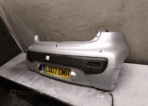 Zderzak tył tylny do peugeot 107 citroen C1 ezrc srebrny 2
