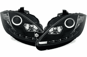 LAMPY Reflektory SEAT LEON II 1P TOLEDO 2005 - 2009 DAYLIGHT LED GRATIS H1 3