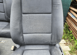 Fotele Fotel Kanapa Skladana Welur Czarny Soul Audi A4 B6 Sedan Kombi 5