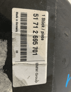 BMW M3 E46 Kanał powietrza hamulca 2695701 - 094 4