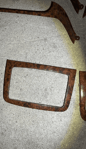 MERCEDES 639 viano vito dekor listwa drewno  ramka  radia drewno lift 3