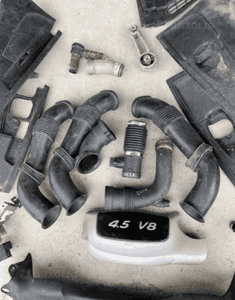 Porsche Cayenne mk1 osłona plastik wlot obudowa plastik 7