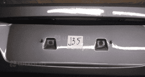 Zderzak tył tylny do opel astra h hb kod lakieru Z155 szary 2