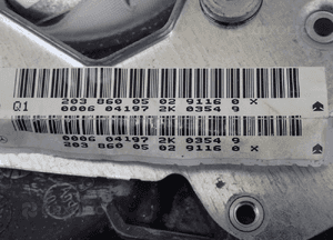 Poduszka airbag kierownicy mercedes W203 2038600502 91160 5