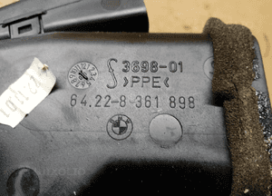 Kratka nawiewu powietrza prawy przód BMW 3 E46 8361898 6