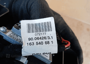 Wentylator dmuchawa nagrzewnica tył Mercedes ML W163 8