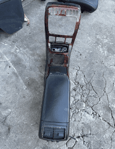 mercedes cl 215 podłokietnik dekor  drewno panel czarny szary 8