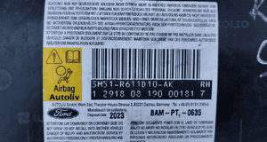 Poduszka air bag boczna prawa fotela ford kuga MK1 3M51-R611D10-AK 2