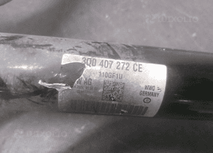 PÓŁOŚ PRAWA ZWROTNICA WAHACZ AUDI VW SEAT SKODA 5WA 5WA407258C 3Q0407272CE 3