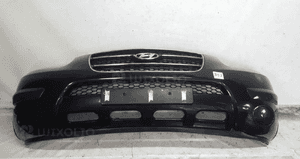 Zderzak przód przedni do hyundai santa fe halogeny czarny 2