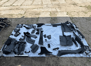 MERCEDES s 222 osłona plastik listwa progu plecy słupek 1