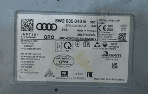 AUDI STEROWNIK MODUŁ NAWIGACJA CZYTNIK MULTIMEDIALNY MIB3 8W2035043E 5