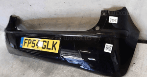 Zderzak tył tylny do mitsubishi colt 5D X19 czarny 3