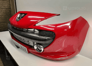 Zderzak przód przedni peugeot 207 urban move kkn czerwony halogeny 3